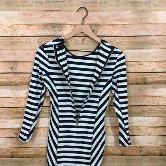 French Connection Summer Striped Dress - Green/Blue - 6 - Picture 14 of 14